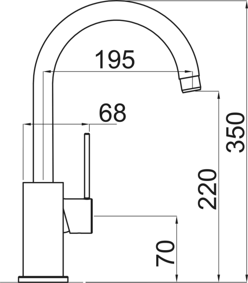 Granitový dřez Sinks CUBE 560 Titanium+VITALIA GR CU56072VIGR72