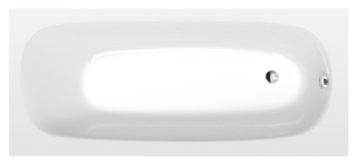 Polysan EBRO SLIM obdélníková vana 170x75x39cm, bílá 26711S