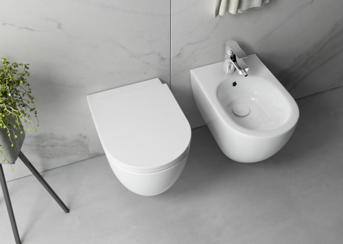 Isvea INFINITY bidet závěsný, 36, 5x53cm, bílá 10NF41001
