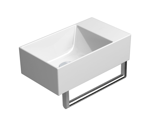GSI KUBE X držák ručníků 40cm, pro umyvadlo 9484, chrom PAKUBEX40