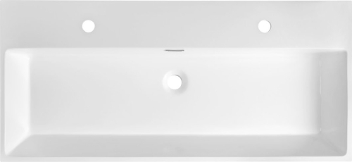 Sapho AQUATIC dvojumyvadlo, litý mramor, 100x46cm, bílá AT100-2