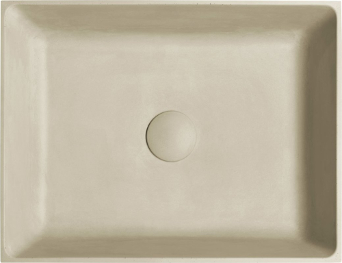 Sapho FORMIGO betonové umyvadlo na desku, 47, 5x36, 5cm, žlutá FG122