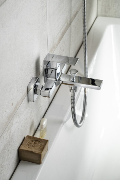 Sapho CUBEMIX nástěnná vanová baterie, chrom CM010