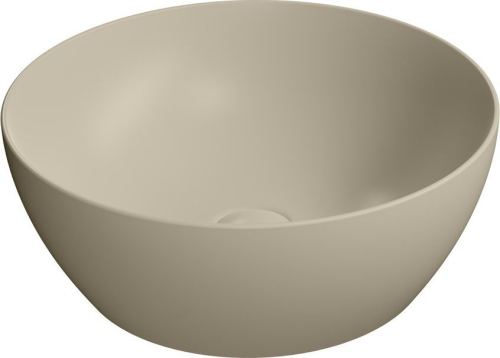 GSI PURA keramické umyvadlo na desku, průměr 42cm, creta mat 885108