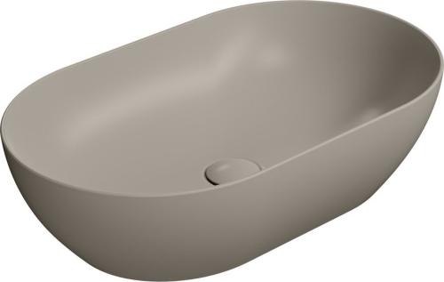 GSI PURA keramické umyvadlo na desku 60x37cm, tortora mat 883405