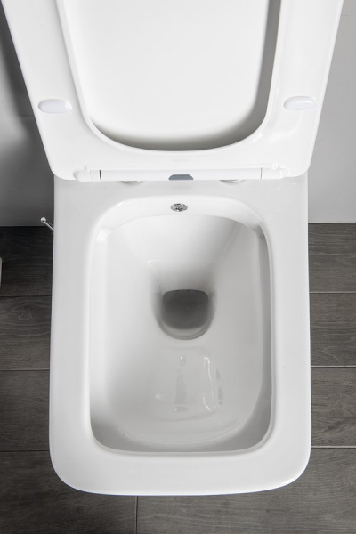 Sapho PORTO CLEANWASH závěsná WC mísa Rimless, integrovaná baterie a bidet. sprška, 36x5cm, bílá PZ102RX