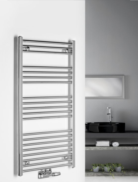 Aqualine ALYA otopné těleso rovné 600x1188mm, středové připojení, chrom LLS303