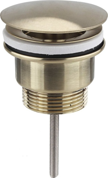 Sapho Umyvadlová výpust 5/4“, neuzavíratelná, velká zátka, 10-55mm, zlato mat 542.742.5GB