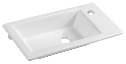 Aqualine ZUNO 50 keramické umývátko nábytkové 50x25cm, bílá 9050