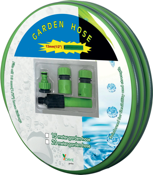 Novaservis 1/2" Zahradní sada, hadice 15m plast DY5115S
