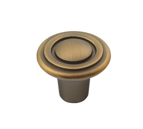Sapho RETRO kovová úchytka, průměr 30mm, bronz 12936