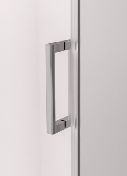 Polysan THRON ROUND obdélníkový sprchový kout 1300x800mm, kulaté pojezdy TL1380-5005