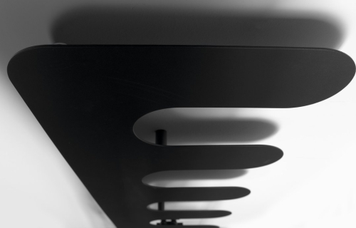 Sapho EVOLLA otopné těleso 490x1390 mm, černá mat MI1400
