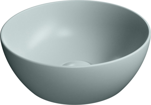 GSI PURA keramické umývátko na desku, průměr 32cm, ghiaccio mat 885415