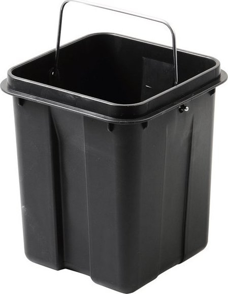 Aqualine SIMPLE LINE odpadkový koš hranatý 3l, nerez lesk GAQ003