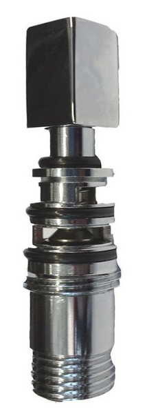 Aqualine Přepínač s ovladačem pro vanovou baterii, chrom ND1126-10