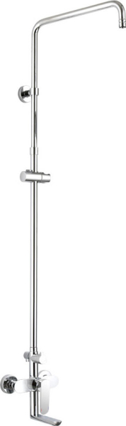 Mereo Nástěnná baterie Mada 150mm s otoč. ramínkem a tyčí pro ruční a talířovou sprchu, bez příslušenství CBE60101SM