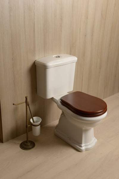 Kerasan RETRO WC kombi mísa 38, 5x72cm, zadní odpad, bílá 101301