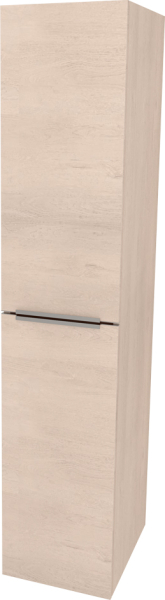 Mereo Mailo, koupelnová skříňka vysoká 170 cm, chrom madlo, Multidecor, Dub Patinovaný CN594LPDUP1