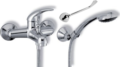 Novaservis Vanová baterie 150 mm Metalia 55 chrom -lék páka 55020,0L