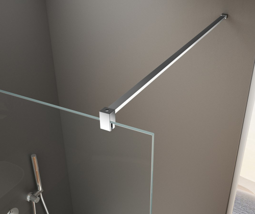 Bruckner SPITZA sprchová zástěna WALK-IN, 1200mm, čiré sklo 750.120.1
