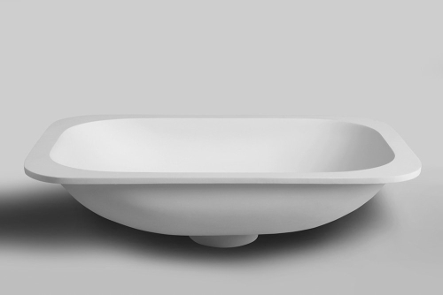Sapho IMPALA umyvadlo pod desku, Rockstone, 58, 8x35, 5cm, bílá mat IM540