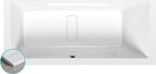 Polysan MARLENE SLIM obdélníková vana 170x80x48cm, bílá 72403S