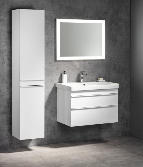 Sapho LUMINAR zrcadlo s LED osvětlením v rámu 60x80cm, chrom NL557