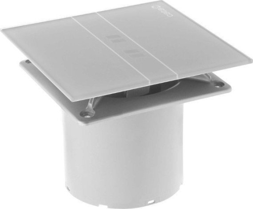Cata E-100 GSTH koupelnový ventilátor axiální s automatem, 4W/8W, potrubí 100mm, stříbr 00900600