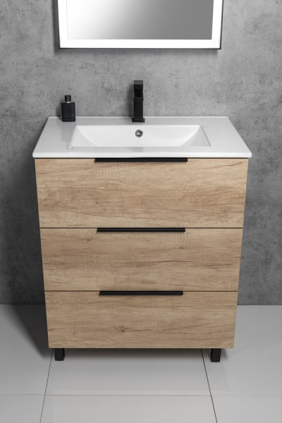 Sapho SLIM keramické umyvadlo, nábytkové, 60x46, 5cm, bílá 1601-60