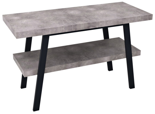 Sapho TWIGA umyvadlový stolek 120x72x50 cm, černá mat/cement VC453-120-7