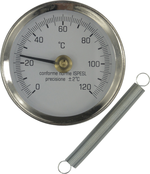 Klum Bimetalový teploměr příložný DN 63, 0 - 120 °C PR3056