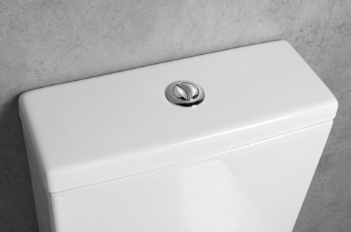 Bruckner LEON WC kombi, Rimless, spodní/zadní odpad, bílá 201.437.4