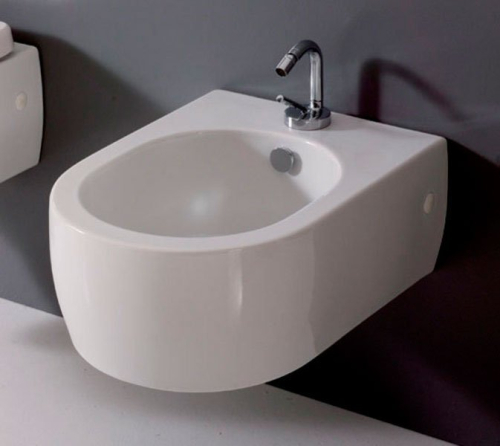 Kerasan FLO bidet závěsný 36, 5x50cm, bílá 312501
