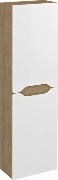 Sapho WAVE skříňka vysoká 40x140x20cm, levá/pravá, bílá/dub cuneo WA250-3025