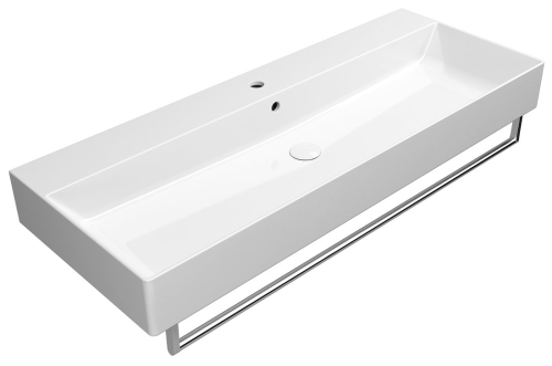 GSI KUBE X keramické umyvadlo 120x47cm, bílá ExtraGlaze 9424111