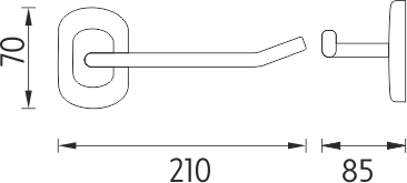 Nimco LOTUS Držák na toaletní papír LO 5055H-26