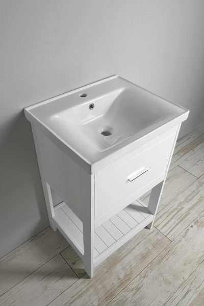 Aqualine ETIDE umyvadlová skříňka 51, 5x85x44 cm, bílá mat ET515