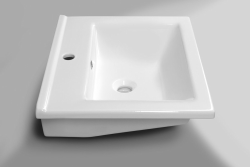 Aqualine ZUNO 55 keramické umyvadlo nábytkové 55x45cm, bílá 9055