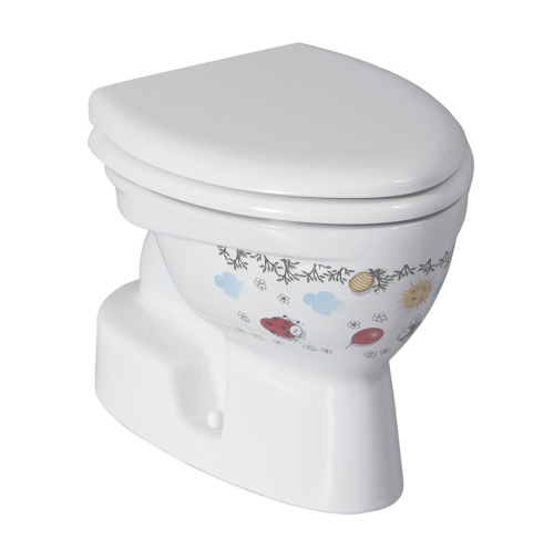 CREAVIT KID WC mísa kombi, spodní odpad, dekor CK300-11CB00E-FF00