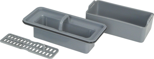 Mereo Čistící kus se zápachovou uzávěrkou pro plast. žlab CZ11P,CZ12P, CZ13P,CZ11PS,CZ12PS,CZ13PS CZ09