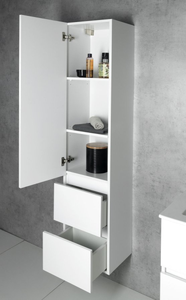 Aqualine PANEDA skříňka vysoká 35x165x31cm, levá/pravá, bílá PN165