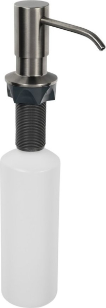 Sapho Zápustný dávkovač mýdla, kulatý, gun metal SP023GM