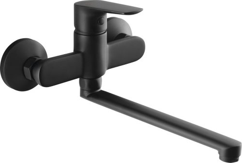 Aqualine LOTTA nástěnná baterie, ramínko ploché, černá mat LT642B