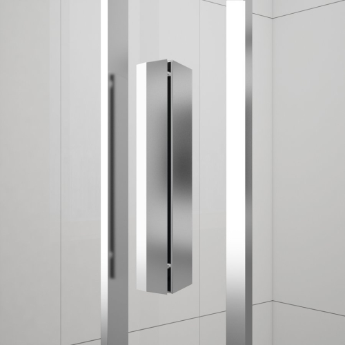 Polysan EASY půlkruhová sprchová zástěna 900x900mm, čiré sklo EL4615