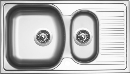 Nerezový dřez Sinks TWIN 780.1 V 0,6mm matný STSTWM78044016V