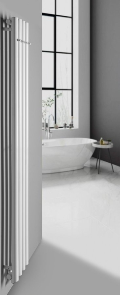 Sapho PILON otopné těleso 270x1800mm, se čtyřmi háčky pro ručník, bílá mat IZ121T