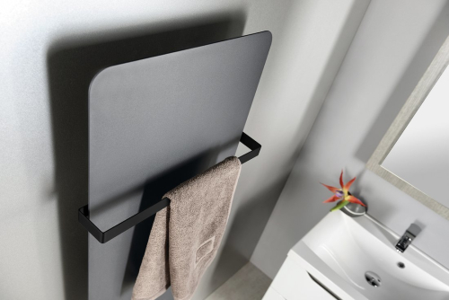 Sapho TABELLA držák ručníků 390mm, černá mat MI390B