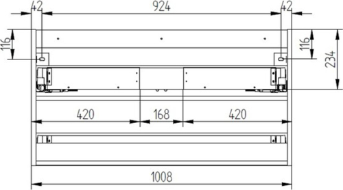 Mereo Aira, koupelnová skříňka 101 cm, Multidecor, Dub olejovaný CN792SDUO1