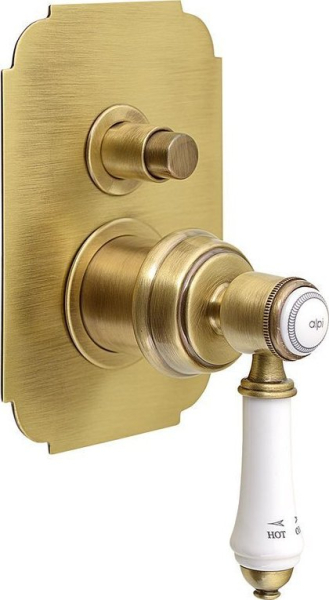 Sapho VIENNA podomítková sprchová baterie, 2 výstupy, bronz VO042BR